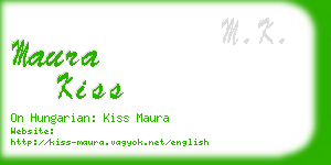 maura kiss business card